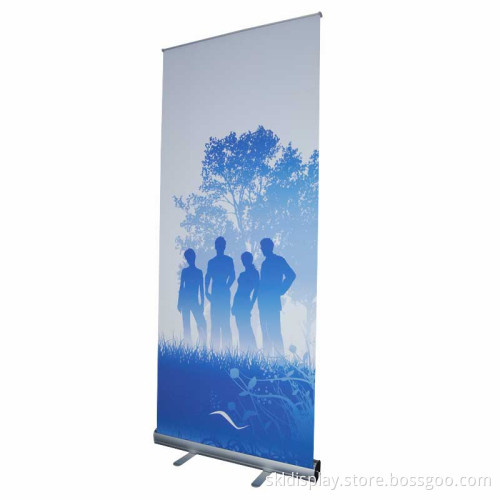 Economic Aluminum Roll Up Banner Stand 85x200cm Display